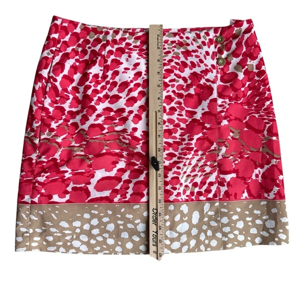 EP PRO Nectar Coral Red & Tan Golf Skort - Picture 5 of 5